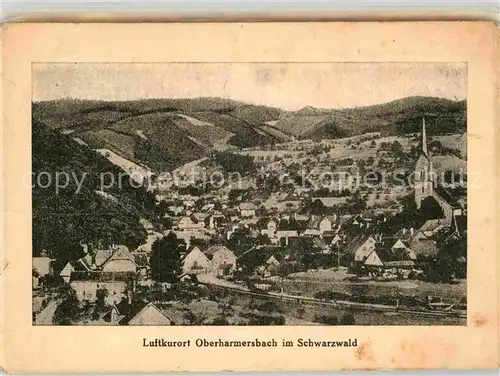 AK / Ansichtskarte Oberharmersbach Panorama Kat. Oberharmersbach