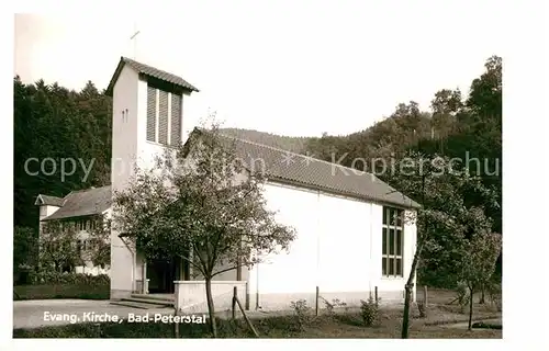 AK / Ansichtskarte Bad Peterstal Griesbach Ev Kirche Kat. Bad Peterstal Griesbach