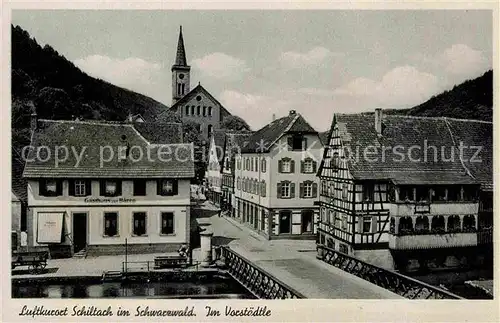 AK / Ansichtskarte Schiltach Im Vorstaedtle Kirche Kat. Schiltach Schwarzwald