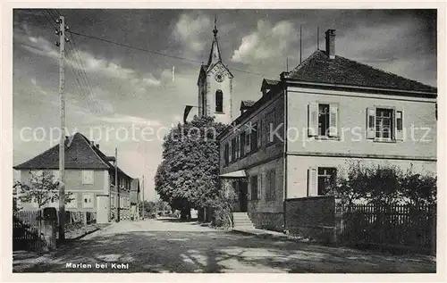 AK / Ansichtskarte Marlen Dorfmotiv mit Kirche Kat. Kehl