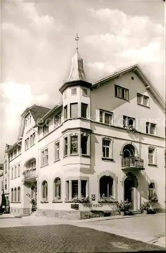 AK / Ansichtskarte Zell Harmersbach Hotel Hirsch Kat. Zell am Harmersbach