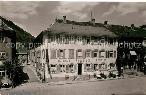 AK / Ansichtskarte Wolfach Gasthaus Kreuz Pension Kat. Wolfach Schwarzwald