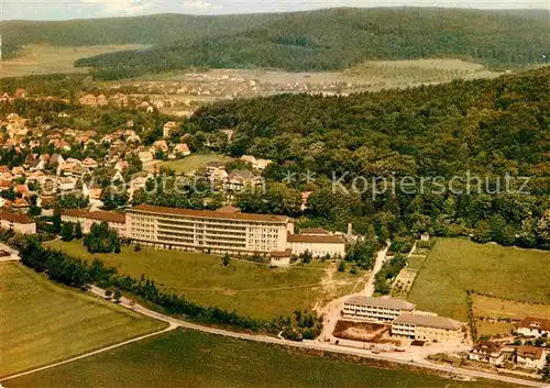 AK / Ansichtskarte Bad Pyrmont Kurhaus Klinik Fliegeraufnahme Kat. Bad Pyrmont