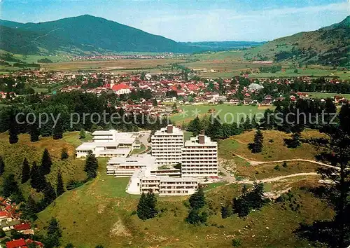 AK / Ansichtskarte Oberammergau Rheumaklinik Fliegeraufnahme Kat. Oberammergau