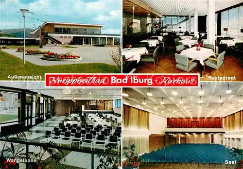 AK / Ansichtskarte Bad Iburg Kurhaus Kneippheilbad Wandelhalle Saal Restaurant Kat. Bad Iburg