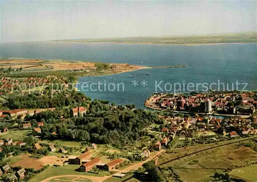 AK / Ansichtskarte Eckernfoerde Ostseebad Fliegeraufnahme Kat. Eckernfoerde