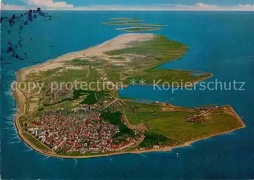 AK / Ansichtskarte Norderney Nordseebad Luftbild aus 1000 m Flughoehe Kat. Norderney