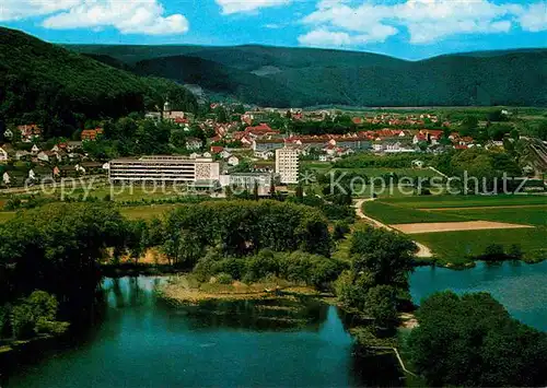 AK / Ansichtskarte Bad Sooden Allendorf Sanatorium Balzenborn See Fliegeraufnahme Kat. Bad Sooden Allendorf