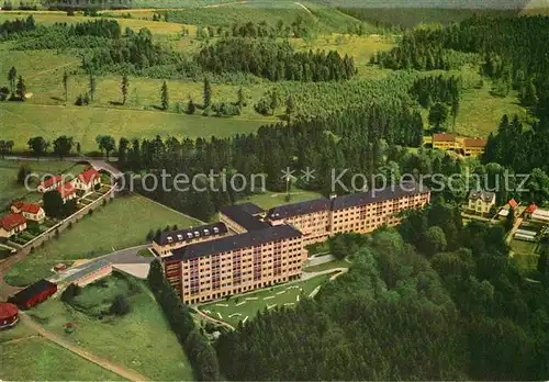 AK / Ansichtskarte St Andreasberg Harz Klinisches Sanatorium Rehberg Fliegeraufnahme Kat. Sankt Andreasberg