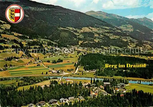 AK / Ansichtskarte Berg Drautal Erholungsort Alpen Fliegeraufnahme Kat. Berg im Drautal