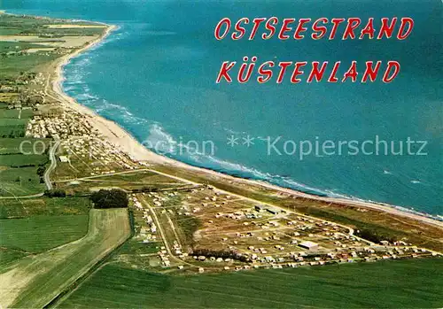 AK / Ansichtskarte Froerup Ostseestrand Kuestenland Fliegeraufnahme
