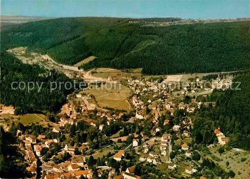 AK / Ansichtskarte Bad Herrenalb Kurort im Schwarzwald Fliegeraufnahme Kat. Bad Herrenalb