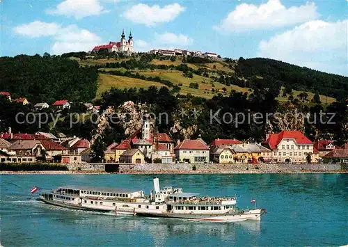 AK / Ansichtskarte Marbach Donau Maria Taferl Wallfahrtsort Dampfer Kat. Marbach an der Donau