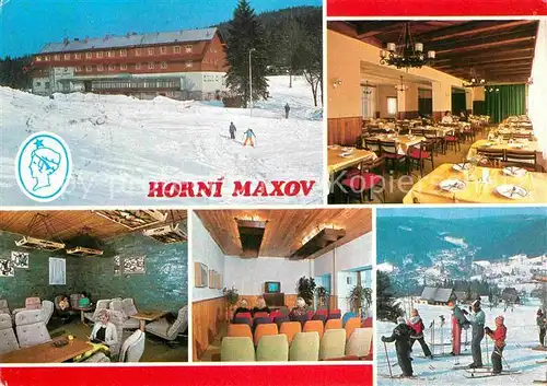 AK / Ansichtskarte Horni Maxov Rekreacni stredisko SONP Kladno Jizerske Hory Berghaus Isergebirge Wintersport