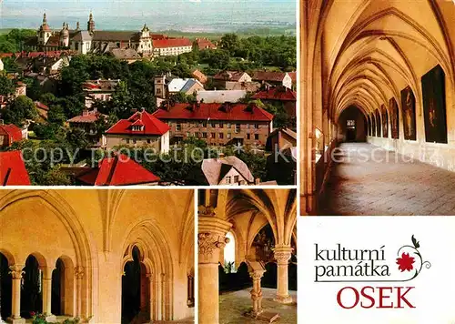 AK / Ansichtskarte Osek Ossegg Kulturni pamatka Kloster Kapitelsaal Kreuzgang