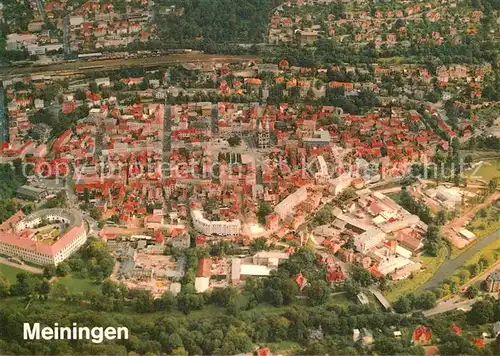 AK / Ansichtskarte Meiningen Thueringen Luftaufnahme Kat. Meiningen