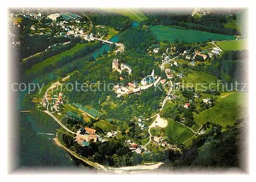 AK / Ansichtskarte Limbach Oberfrohna Luftaufnahme Wolkenburg Schloss