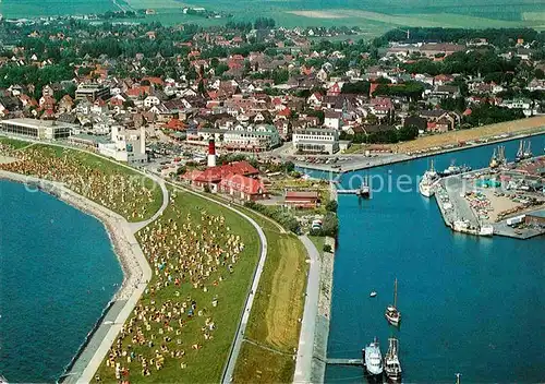 AK / Ansichtskarte Buesum Nordseebad Luftaufnahme Kat. Buesum