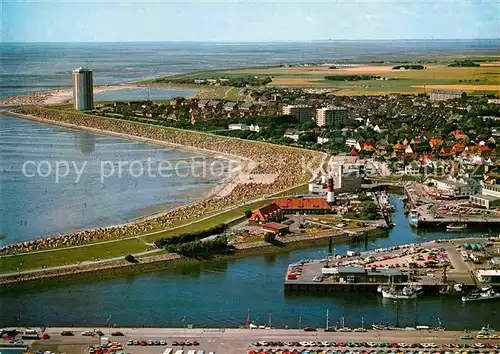 AK / Ansichtskarte Buesum Nordseebad Luftaufnahme Kat. Buesum