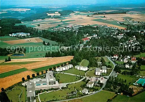 AK / Ansichtskarte Bad Steben Luftaufnahme Kurklinik Franken BfA Kat. Bad Steben