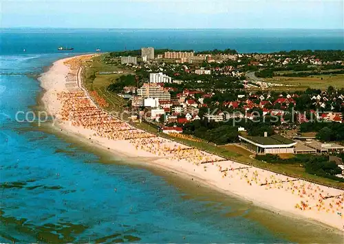 AK / Ansichtskarte Cuxhaven Duhnen Nordseebad Luftaufnahme