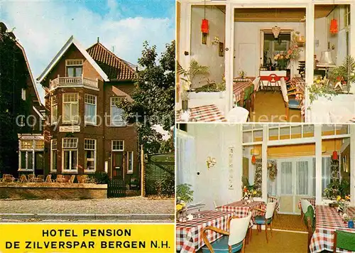 AK / Ansichtskarte Bergen Nordholland Hotel De Zilverspar Kat. Bergen