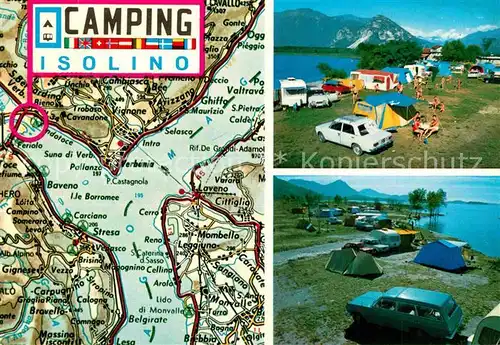 AK / Ansichtskarte Fondotoce di Verbania Camping Isolino  Kat. Verbania