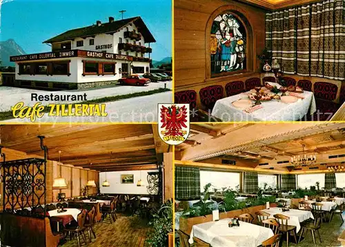 AK / Ansichtskarte Strass Tirol Restaurant Cafe Zillertal
