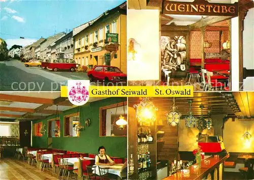 AK / Ansichtskarte Sankt Oswald  Gasthof Seiwald  Kat. Rohrbach in Oberoesterreich