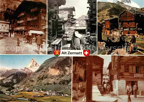 AK / Ansichtskarte Zermatt VS Alt Zermatt  Kat. Zermatt