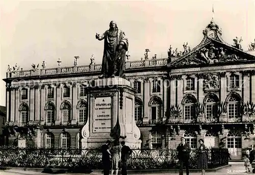 AK / Ansichtskarte Nancy Lothringen Hotel de Ville Statue Stanislas  Kat. Nancy