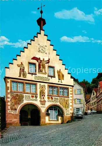 AK / Ansichtskarte Schiltach Rathaus Kat. Schiltach Schwarzwald