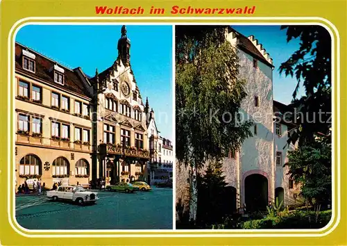 AK / Ansichtskarte Wolfach Rathaus Schloss Kat. Wolfach Schwarzwald