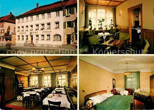 AK / Ansichtskarte Wolfach Hotel Kreuz Kat. Wolfach Schwarzwald