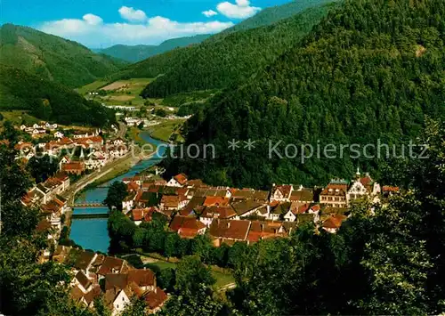 AK / Ansichtskarte Wolfach Panorama  Kat. Wolfach Schwarzwald