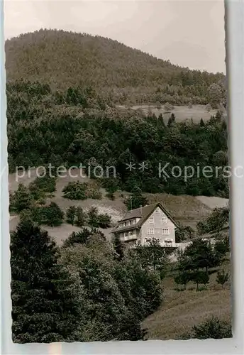 AK / Ansichtskarte Bad Peterstal Griesbach Haus Sonnenbuehl Kat. Bad Peterstal Griesbach