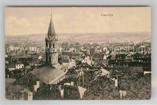 AK / Ansichtskarte Elberfeld Wuppertal Panorama Kirche Kat. Wuppertal