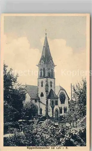 AK / Ansichtskarte Kippenheimweiler Kirche Kat. Lahr