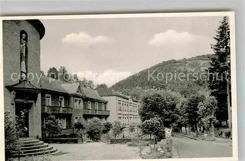 AK / Ansichtskarte Bad Griesbach Schwarzwald  Kurhaus St Anna mit Kapelle Kat. Bad Peterstal Griesbach