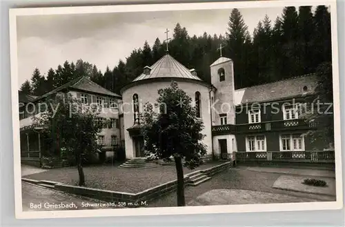 AK / Ansichtskarte Bad Griesbach Schwarzwald  Kapelle Kat. Bad Peterstal Griesbach