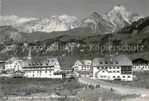 AK / Ansichtskarte St Christoph Arlberg Schindlerspitze Valluga Kat. St. Anton am Arlberg