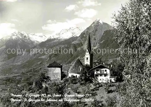 AK / Ansichtskarte Merano Suedtirol S. Giorgio Gruppo Tessa Texelgruppe Kat. Merano