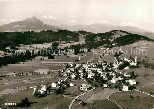 AK / Ansichtskarte Mittelberg Oy Gruenten Fliegeraufnahme  Kat. Oy Mittelberg