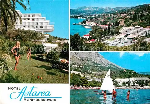 AK / Ansichtskarte Mlini Hotel Astarea Badestrand Segeln Kueste Kat. Dubrovnik Ragusa