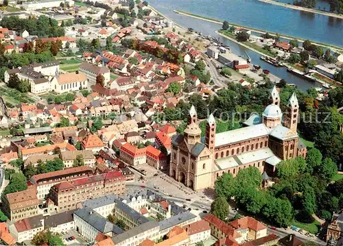 AK / Ansichtskarte Speyer Rhein Kloster der Dominikanerinnen St Magdalena Fliegeraufnahme Kat. Speyer