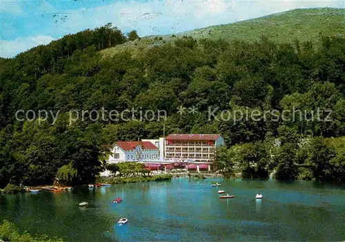 AK / Ansichtskarte Bad Lauterberg Kurhotel Wiesenbeker Teich Kat. Bad Lauterberg im Harz