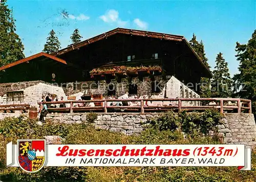 AK / Ansichtskarte Lusenschutzhaus im Nationalpark Bayerischer Wald Kat. Neuschoenau