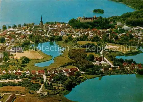 AK / Ansichtskarte Ploen See Naturpark Holsteinische Schweiz Fliegeraufnahme Kat. Ploen