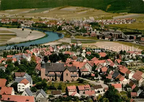 AK / Ansichtskarte Lippoldsberg Fliegeraufnahme Kat. Wahlsburg