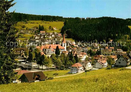 AK / Ansichtskarte Schonach Schwarzwald Panorama Kat. Schonach im Schwarzwald